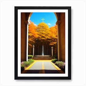 Autumn Trees Art Print