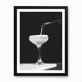 Cocktail Champagne Art Print