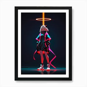 Anime Girl 4 Art Print