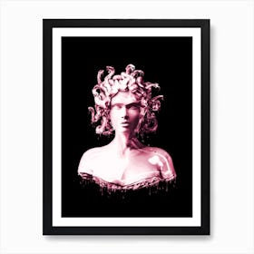 Rose Gold Medusa Art Print