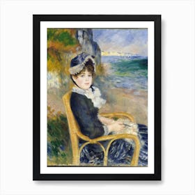 By The Seashore (1883), Pierre Auguste Renoir Art Print