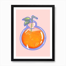 Perfect Orange Art Print