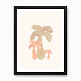 Palms Kids Room Oil Print Art Print