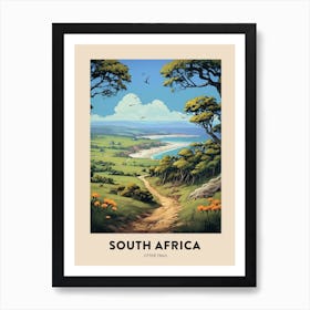 Otter Trail South Africa 2 Vintage Hiking Travel Poster Art Print