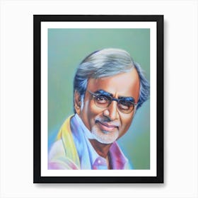 Amitabh Bhattacharya Colourful Illustration Art Print