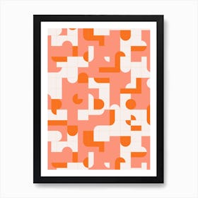 Puzzle Tiles Art Print
