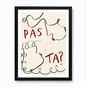 Pasta Cream Art Print