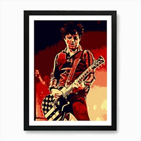 billie joe armstrong green day band music 1 Art Print