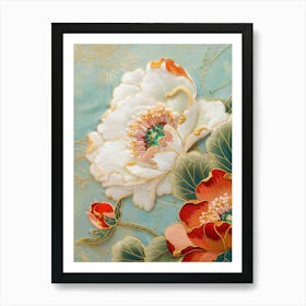 Chinese Flower Painting 62 Art Print