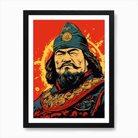 Genghis Khan 4 Art Print