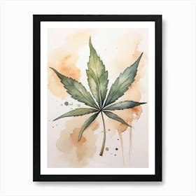 Marijuana Leaf 4 Art Print