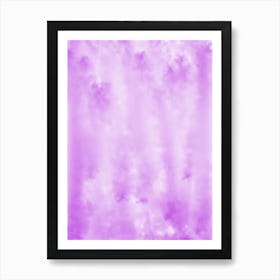 Purple Watercolor Background Art Print