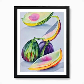 Bitter Melon Marker vegetable Art Print