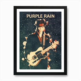 Prince Purple Rain Art Print