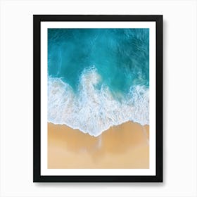 Aerial View Of A Beach 67 Art Print