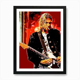 Nirvana - kurt cobain Art Print