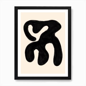 Organic Shape X Art Print