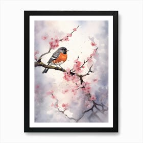 Robin bird Art Print