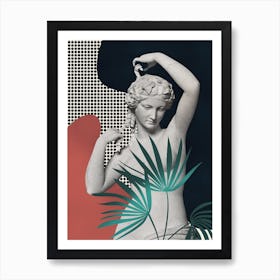 Maiden With Palm Veil Art Print