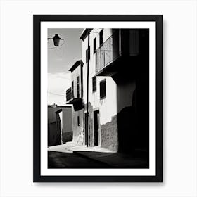 Granada, Spain, Photography In Black And White 4 Art Print