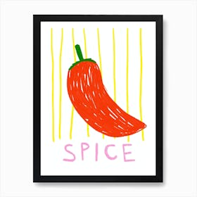 Spice Chilli Wall Art Print Art Print