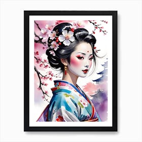 Japanese Girl 1 Art Print