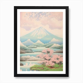 Mount Hakusan In Ishikawa Gifu Fukui, Japanese Landscape 3 Art Print