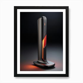 3d Computer Pointer With An Ergonomic Design Emitting A Soft Glow Click Icon With A Raised Rubberi (2) Art Print