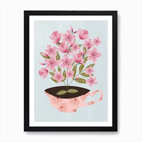 Fleur Rose Art Print