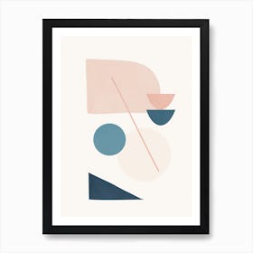 Abstract Minimal Shapes 32 Art Print