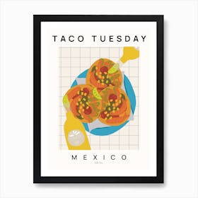 Taco Art Print