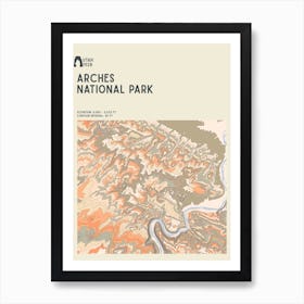 Arches National Park Series Utah Usa Art Print