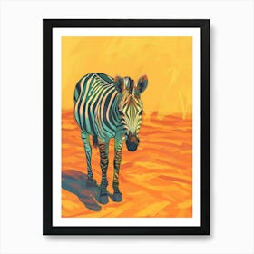 Zebra 35 Art Print