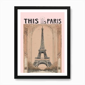 This Is Paris Antique Art Print Art Print