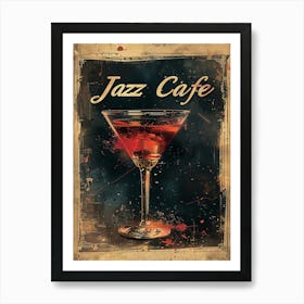 Jazz Cafe 16 Art Print