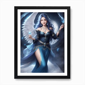 Blue Angel Art Print