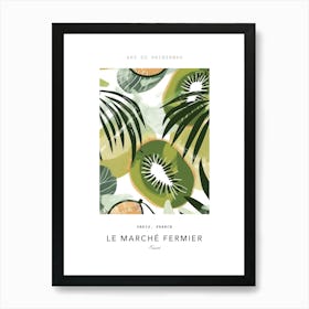 Kiwi Le Marche Fermier Poster 2 Art Print