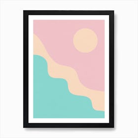 Beach Days Art Print