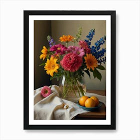 Flowers In A Vase Art Print