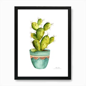 Aloe vera plant. Green plant. Beautiful plant. Thorns plant. Aloe vera flowers.20 Art Print