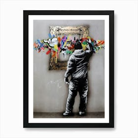 Street Art Painting Art Print