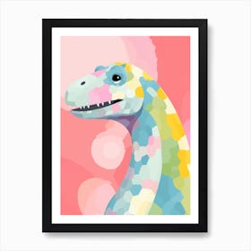 Colourful Dinosaur Segisaurus 4 Affiche