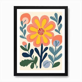 Flower Painting 4 Art Print