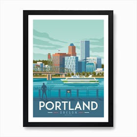 Portland Oregon Art Print