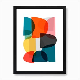 Modern Colorful Abstract Art C Art Print