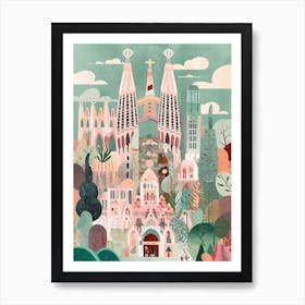 Sagrada Familia Barcelona Spain Art Print