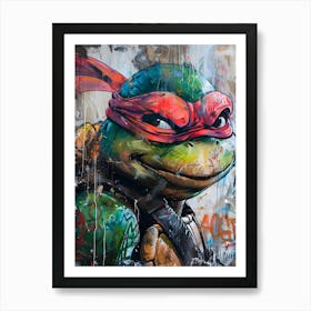 Raphael S From Teenage Mutant Ninja Turtles Art Print