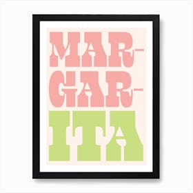 Margarita Cocktail Art Print Art Print