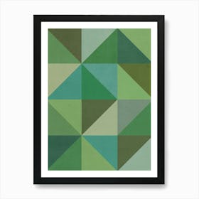 Geometric Shapes - TV01 Art Print