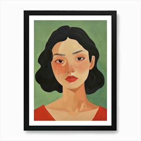 Portrait Of A Woman 589 Art Print